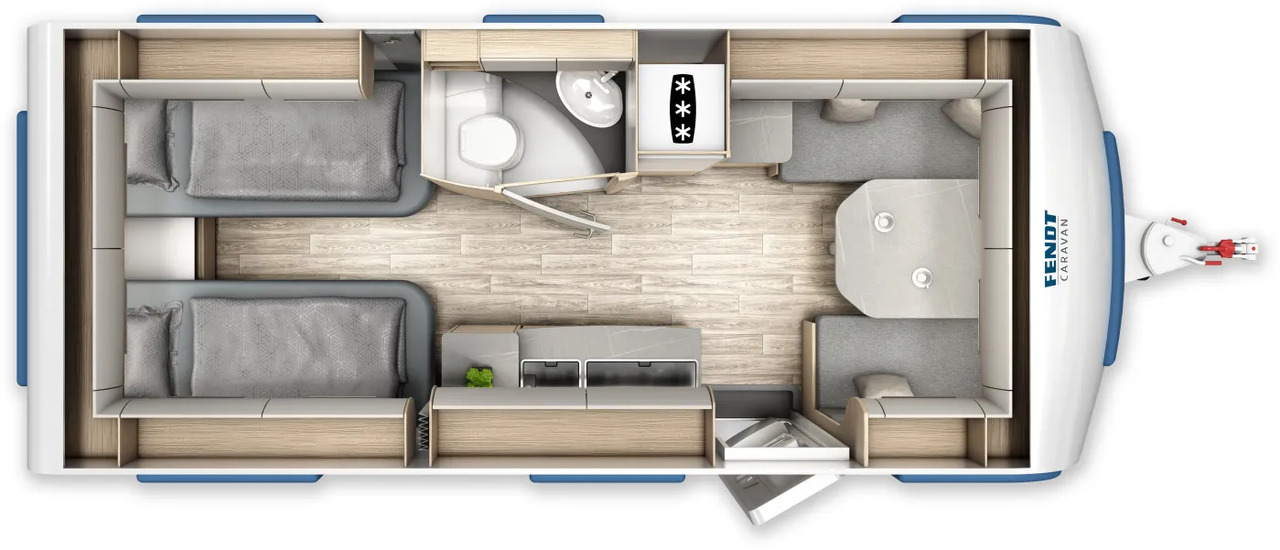 Fendt Bianco Activ 515 SGE Fahrzeug frei konfigurierbar - Caravana: foto 2 Fendt Bianco Activ 515 SGE Fahrzeug frei konfigurierbar - Caravana: foto 2