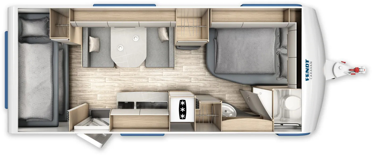 Fendt Bianco Selection 550 SKM Modell 2026 - Caravana: foto 2 Fendt Bianco Selection 550 SKM Modell 2026 - Caravana: foto 2
