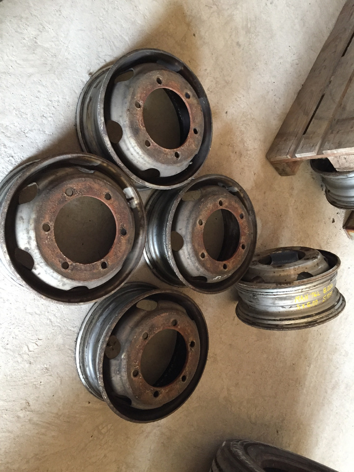 Gebrauchte Felgen 5 J x 6,00 für Reifengröße 215 x 75 x 17,5, Artikel - Nr. : 99.99999 - 9999 - Llanta para Camión: foto 2 Gebrauchte Felgen 5 J x 6,00 für Reifengröße 215 x 75 x 17,5, Artikel - Nr. : 99.99999 - 9999 - Llanta para Camión: foto 2