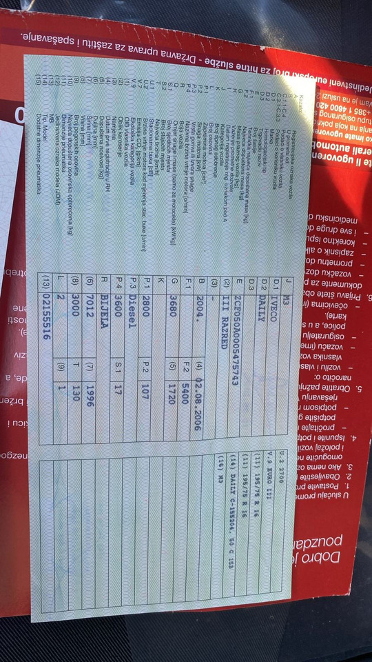 Iveco, 2004 god. - Minibús, Furgoneta de pasajeros: foto 3 Iveco, 2004 god. - Minibús, Furgoneta de pasajeros: foto 3