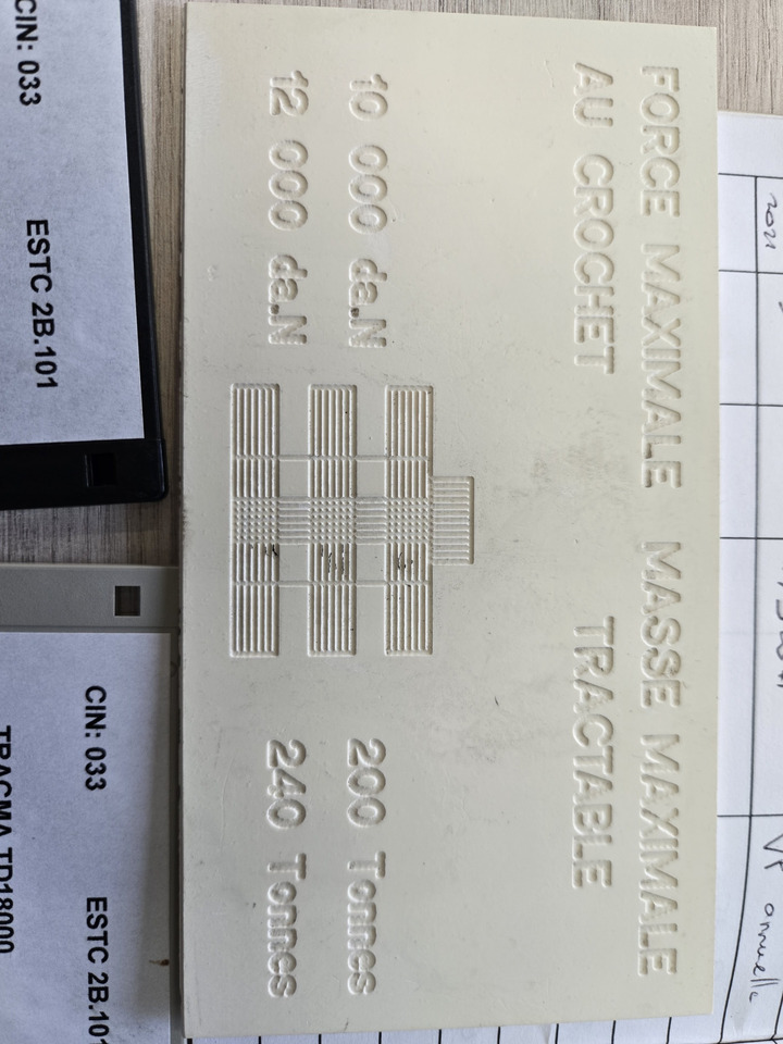 Remolcador de aviones Tracma TD18000: foto 6 Remolcador de aviones Tracma TD18000: foto 6