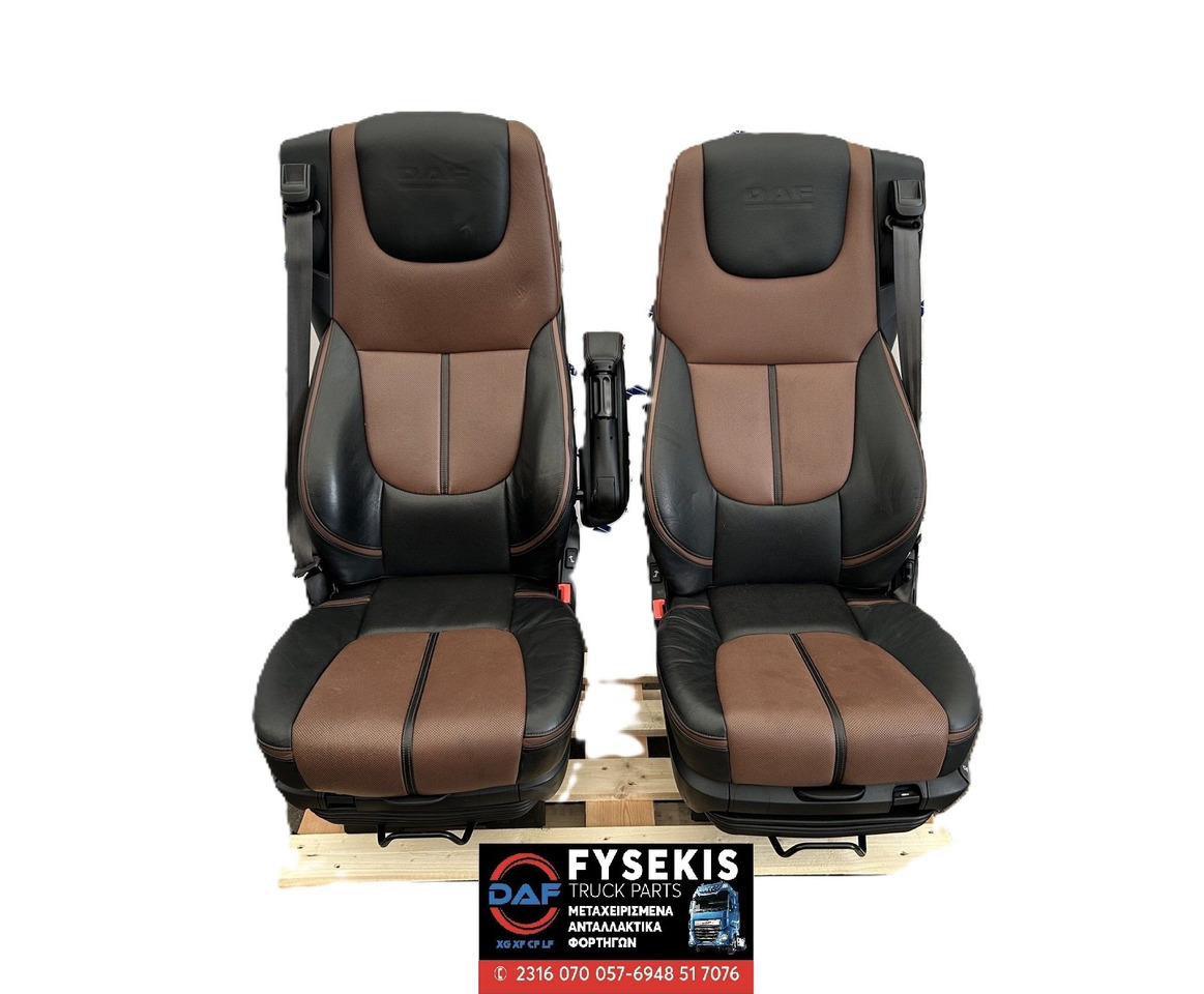 DAF DRIVER PASSENGER SEAT SET XF EXCLUSIVE Ε6 - Asiento para Camión: foto 1 DAF DRIVER PASSENGER SEAT SET XF EXCLUSIVE Ε6 - Asiento para Camión: foto 1