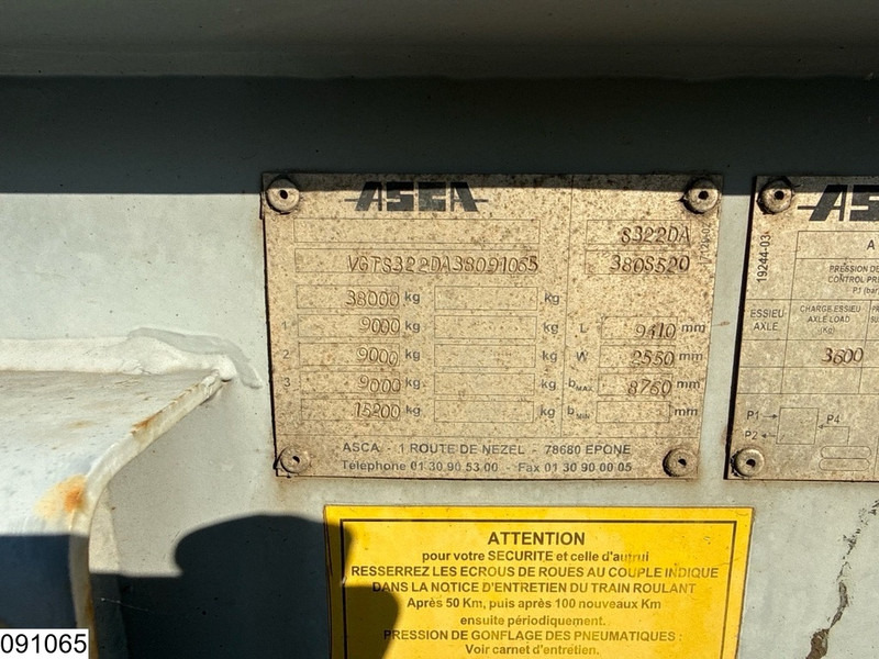 ASCA Chassis 10 / 20 / 30 ft, ADR - Semirremolque portacontenedore/ Intercambiable: foto 4 ASCA Chassis 10 / 20 / 30 ft, ADR - Semirremolque portacontenedore/ Intercambiable: foto 4