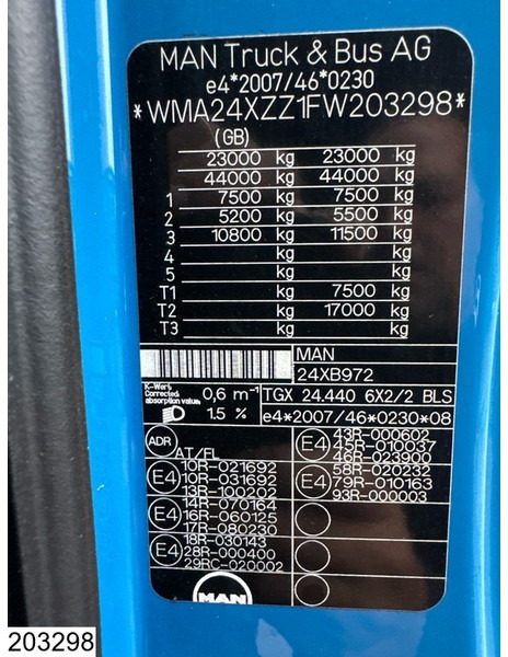 Cabeza tractora MAN TGX 24 440 6x2, EURO 6, RHD, ADR, Engine defect: foto 7