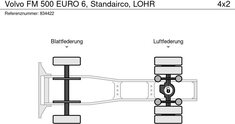 Cabeza tractora Volvo FM 500 EURO 6, Standairco, LOHR: foto 15