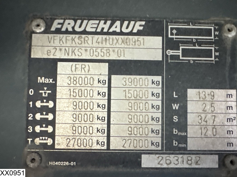 Fruehauf Tautliner - Semirremolque lona: foto 4 Fruehauf Tautliner - Semirremolque lona: foto 4