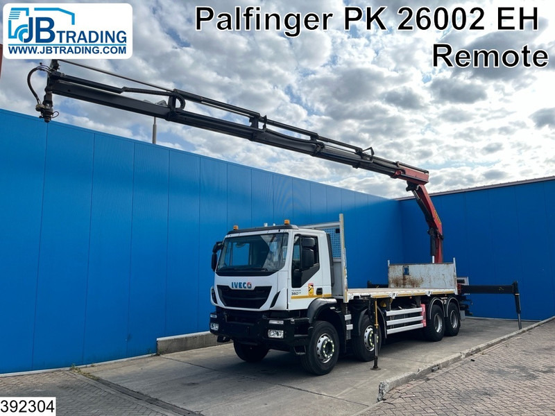 Iveco Trakker 360 8x4, EURO 6, Retarder, Palfinger - Camión caja abierta, Camión grúa: foto 1 Iveco Trakker 360 8x4, EURO 6, Retarder, Palfinger - Camión caja abierta, Camión grúa: foto 1