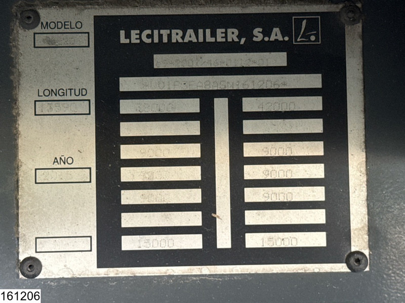 Lecitrailer gesloten bak Dhollandia - Semirremolque caja cerrada: foto 4 Lecitrailer gesloten bak Dhollandia - Semirremolque caja cerrada: foto 4