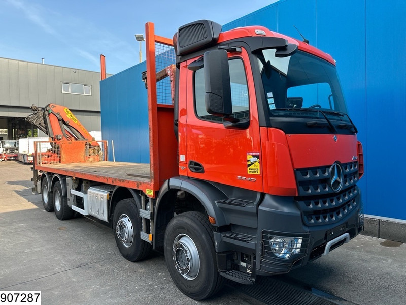 Mercedes-Benz Arocs 3240 8X4, EURO 6, Steel suspension, Palfinger - Camión caja abierta, Camión grúa: foto 3 Mercedes-Benz Arocs 3240 8X4, EURO 6, Steel suspension, Palfinger - Camión caja abierta, Camión grúa: foto 3
