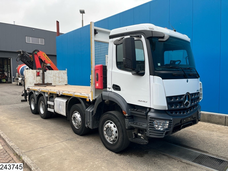 Mercedes-Benz Arocs 3240 8X4, EURO 6, Steel suspension, Palfinger - Camión caja abierta, Camión grúa: foto 3 Mercedes-Benz Arocs 3240 8X4, EURO 6, Steel suspension, Palfinger - Camión caja abierta, Camión grúa: foto 3