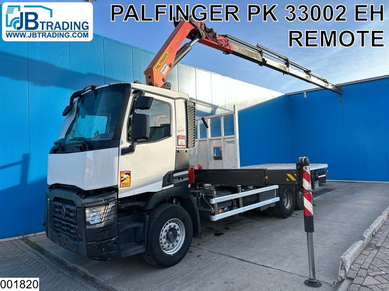Renault C 460 6x2, EURO 6, Palfinger, Retarder - Camión caja abierta, Camión grúa: foto 1 Renault C 460 6x2, EURO 6, Palfinger, Retarder - Camión caja abierta, Camión grúa: foto 1