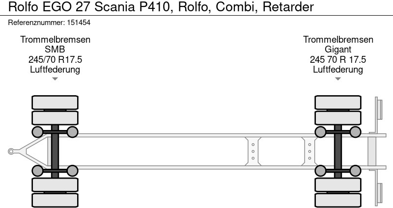 Remolque portavehículos Rolfo EGO 27 Scania P410, Rolfo, Combi, Retarder: foto 19