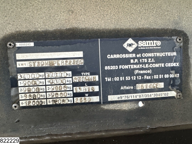 Samro gesloten bak - Semirremolque caja cerrada: foto 4 Samro gesloten bak - Semirremolque caja cerrada: foto 4