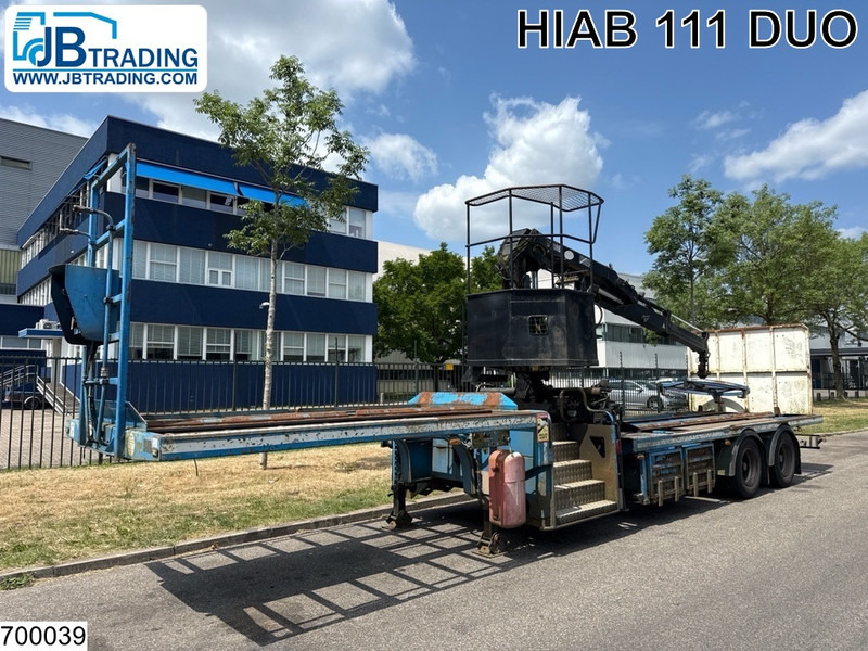 Samro open laadbak Hiab - Semirremolque plataforma/ Caja abierta: foto 1 Samro open laadbak Hiab - Semirremolque plataforma/ Caja abierta: foto 1