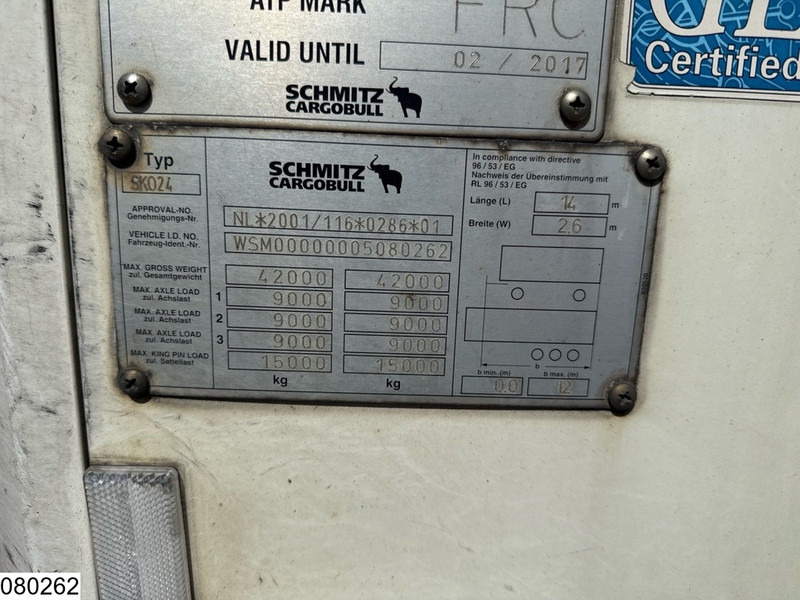 Schmitz Cargobull Koel vries Carrier Vector 1550, Dhollandia - Semirremolque frigorífico: foto 3 Schmitz Cargobull Koel vries Carrier Vector 1550, Dhollandia - Semirremolque frigorífico: foto 3