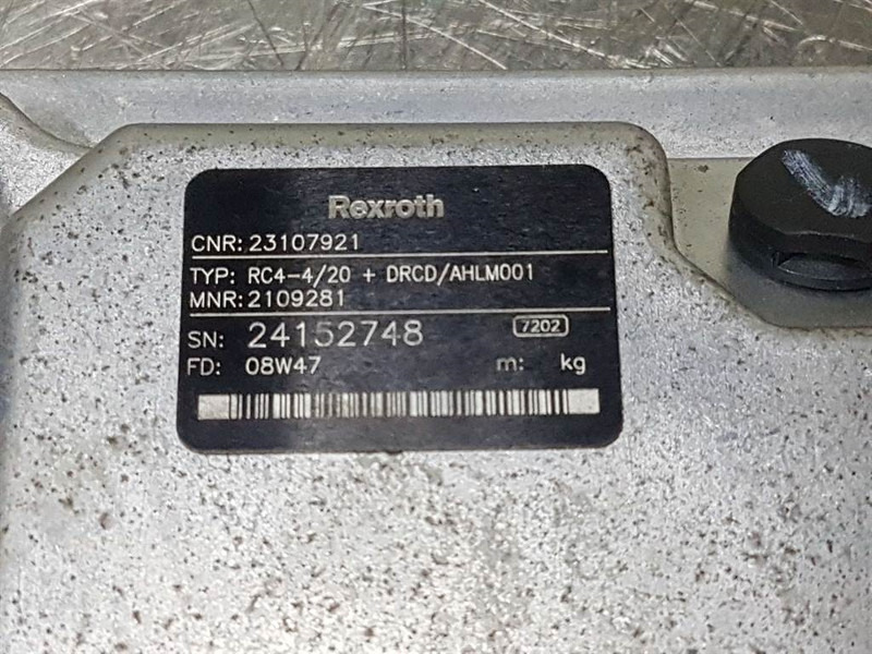 Sistema eléctrico para Maquinaria de construcción Ahlmann AZ150E-23107921-Rexroth RC4-4/20+DRCD-Control unit: foto 6 Sistema eléctrico para Maquinaria de construcción Ahlmann AZ150E-23107921-Rexroth RC4-4/20+DRCD-Control unit: foto 6