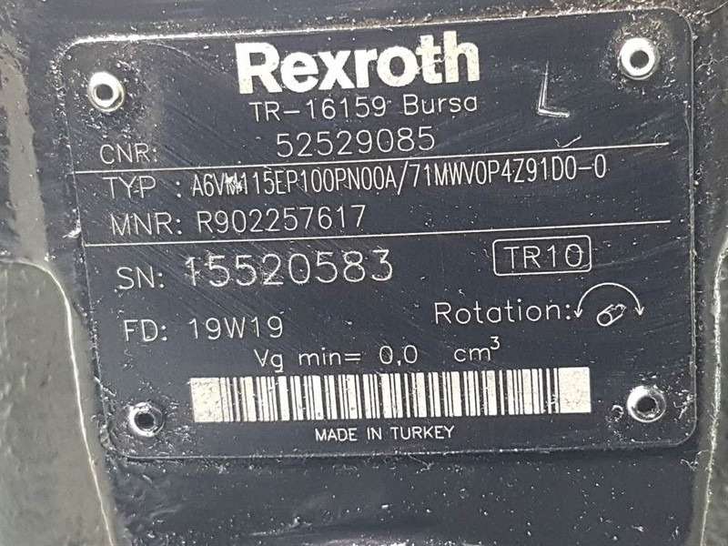 Manitou MLT630/730-52529085-A6VM115EP100PN00A-Drive motor - Hidráulica para Maquinaria de construcción: foto 4 Manitou MLT630/730-52529085-A6VM115EP100PN00A-Drive motor - Hidráulica para Maquinaria de construcción: foto 4