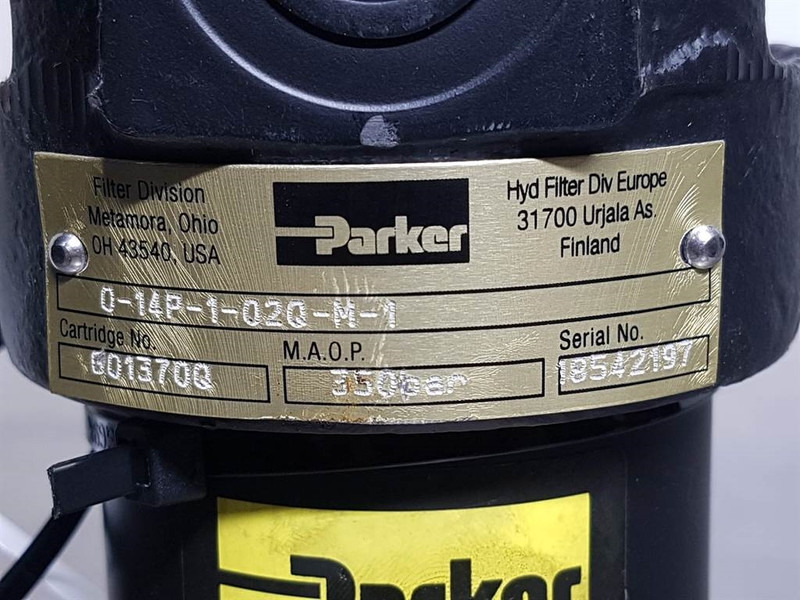 Parker 0-14P-1-02Q-M-1 - Pressure filters/Persfilters - Hidráulica: foto 4 Parker 0-14P-1-02Q-M-1 - Pressure filters/Persfilters - Hidráulica: foto 4