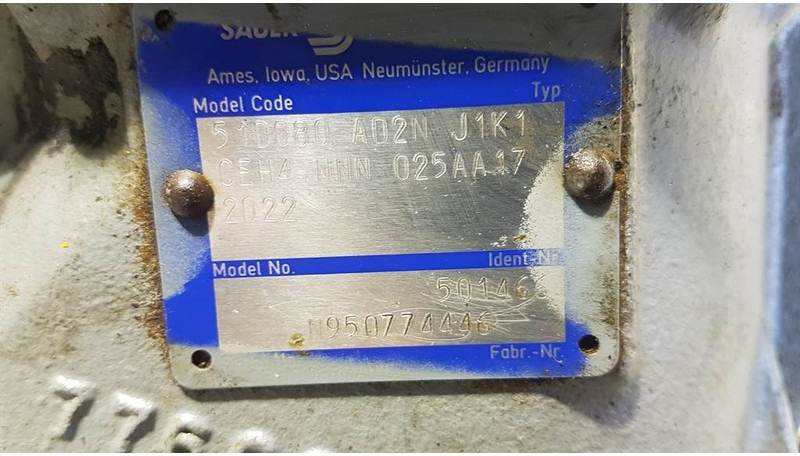 Sauer Sundstrand 51D080AD2N -Drive motor/Fahrmotor - Hidráulica: foto 4 Sauer Sundstrand 51D080AD2N -Drive motor/Fahrmotor - Hidráulica: foto 4