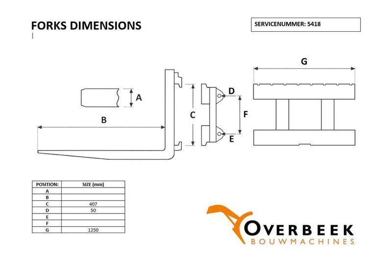 Schaeff SKL / SKS - Forks/Palletgabeln/Palletvorken - Horquillas: foto 5 Schaeff SKL / SKS - Forks/Palletgabeln/Palletvorken - Horquillas: foto 5