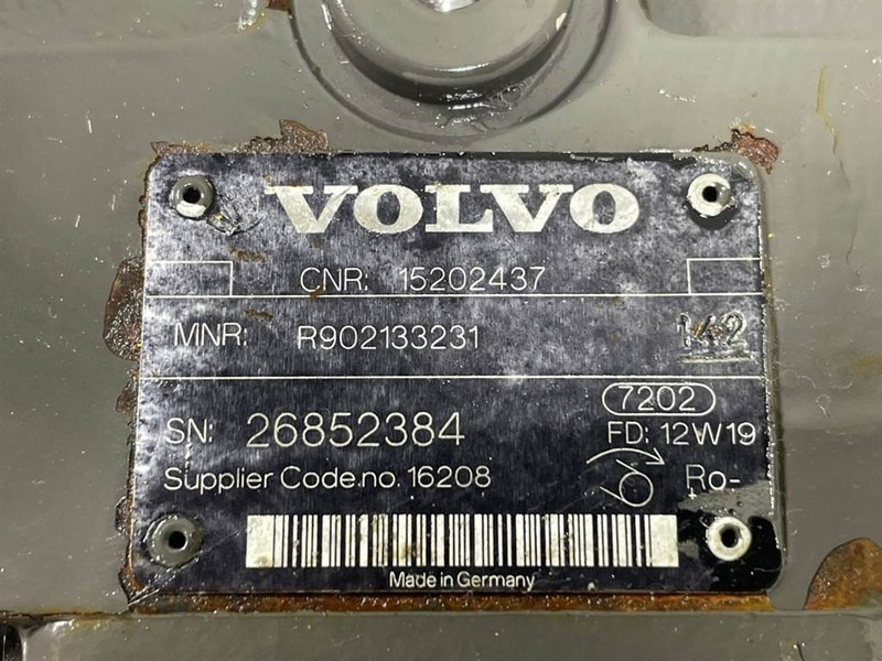 Volvo L50G-15202437-Drive pump/Fahrpumpe/Rijpomp - Hidráulica para Maquinaria de construcción: foto 5 Volvo L50G-15202437-Drive pump/Fahrpumpe/Rijpomp - Hidráulica para Maquinaria de construcción: foto 5