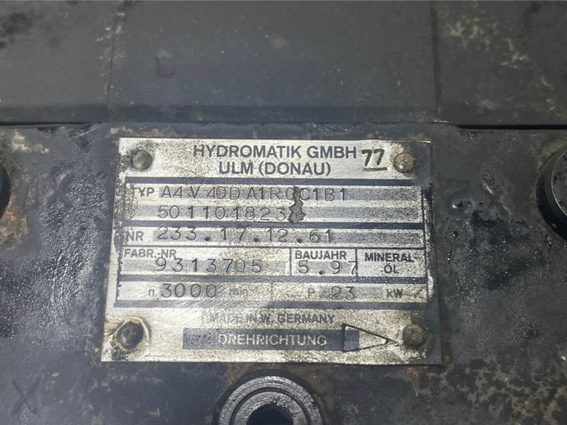 WACKER NEUSON 5011018233/1000192758-Hydromatik A4V40-Drive pump - Hidráulica para Maquinaria de construcción: foto 4 WACKER NEUSON 5011018233/1000192758-Hydromatik A4V40-Drive pump - Hidráulica para Maquinaria de construcción: foto 4