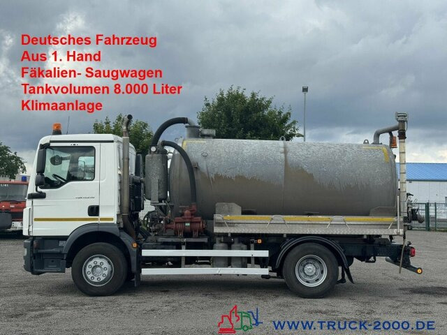 MAN TGM 15.250 Fäkalien- Saugwagen 8.000 Liter Klima - Limpieza de alcantarillado: foto 1 MAN TGM 15.250 Fäkalien- Saugwagen 8.000 Liter Klima - Limpieza de alcantarillado: foto 1