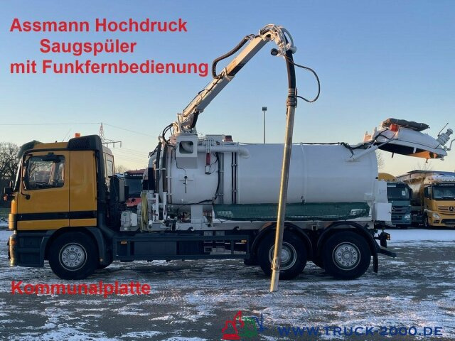 Mercedes-Benz 2631 Assmann Hochdruck Saugspüler 9000 l. Tank - Limpieza de alcantarillado: foto 1 Mercedes-Benz 2631 Assmann Hochdruck Saugspüler 9000 l. Tank - Limpieza de alcantarillado: foto 1
