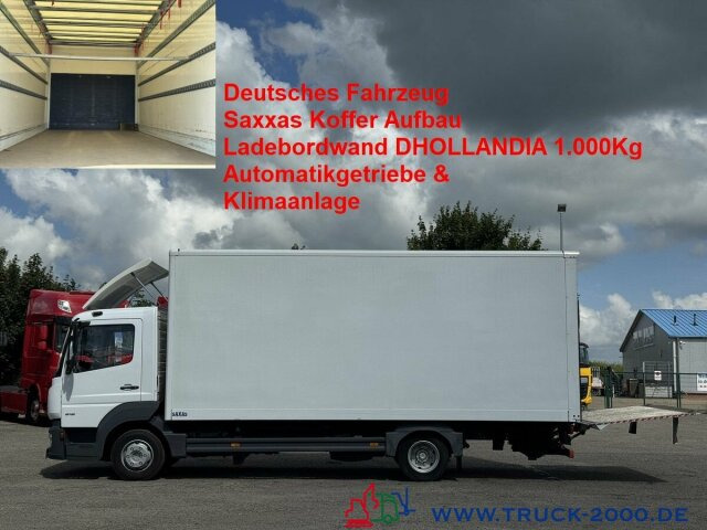 Mercedes-Benz Atego 818 Koffer LBW DHOLLANDIA 1.000kg 3 Sitze - Furgoneta caja cerrada: foto 1 Mercedes-Benz Atego 818 Koffer LBW DHOLLANDIA 1.000kg 3 Sitze - Furgoneta caja cerrada: foto 1