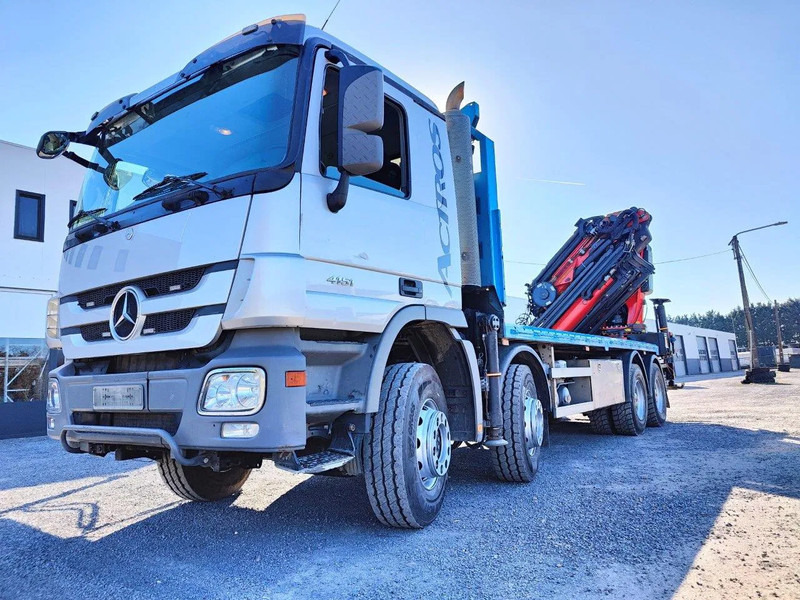 Mercedes-Benz Actros 4151 V8 8x4 Palfinger PK78002 + Flyjib PJ170 - Camión caja abierta, Camión grúa: foto 1 Mercedes-Benz Actros 4151 V8 8x4 Palfinger PK78002 + Flyjib PJ170 - Camión caja abierta, Camión grúa: foto 1