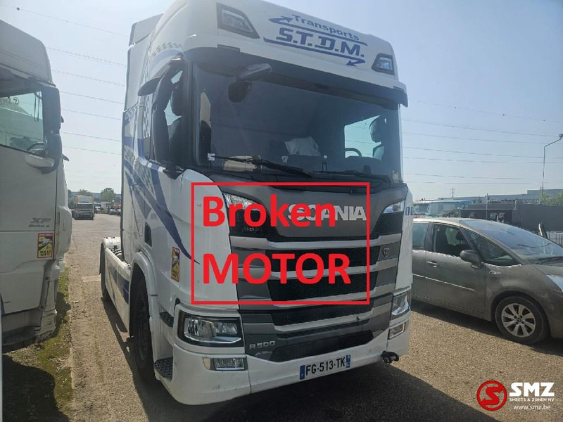 Scania R 500 MOTOR Dammage motorschaden - Cabeza tractora: foto 1 Scania R 500 MOTOR Dammage motorschaden - Cabeza tractora: foto 1