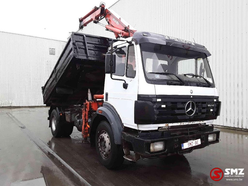 Mercedes-Benz SK 1824 lames grue Atlas Ak 80-1 - Camión volquete, Camión grúa: foto 1 Mercedes-Benz SK 1824 lames grue Atlas Ak 80-1 - Camión volquete, Camión grúa: foto 1