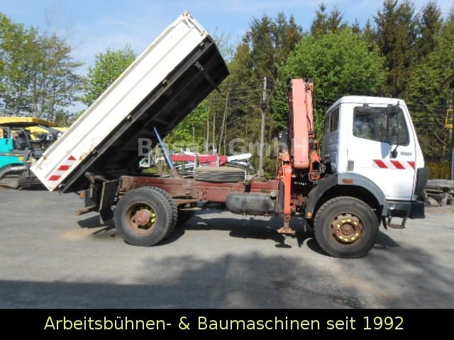 Mercedes-Benz MB 1717 AK Kipper Allrad mit Kran Atlas 100.1 Mercedes-Benz MB 1717 AK Kipper Allrad mit Kran Atlas 100.1 - Camión volquete, Camión grúa: foto 1 Mercedes-Benz MB 1717 AK Kipper Allrad mit Kran Atlas 100.1 Mercedes-Benz MB 1717 AK Kipper Allrad mit Kran Atlas 100.1 - Camión volquete, Camión grúa: foto 1