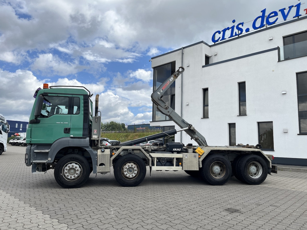 MAN TGS 35.480 8x4 Abrollkipper Hiab Multilift AHK - Camión multibasculante: foto 5 MAN TGS 35.480 8x4 Abrollkipper Hiab Multilift AHK - Camión multibasculante: foto 5