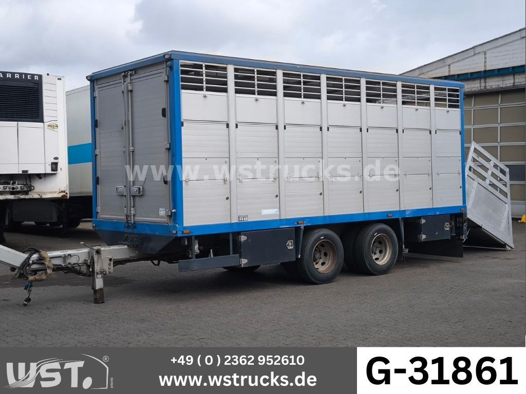 Menke-Janzen Tandem Einstock Top Zustand - Remolque transporte de ganado: foto 1 Menke-Janzen Tandem Einstock Top Zustand - Remolque transporte de ganado: foto 1