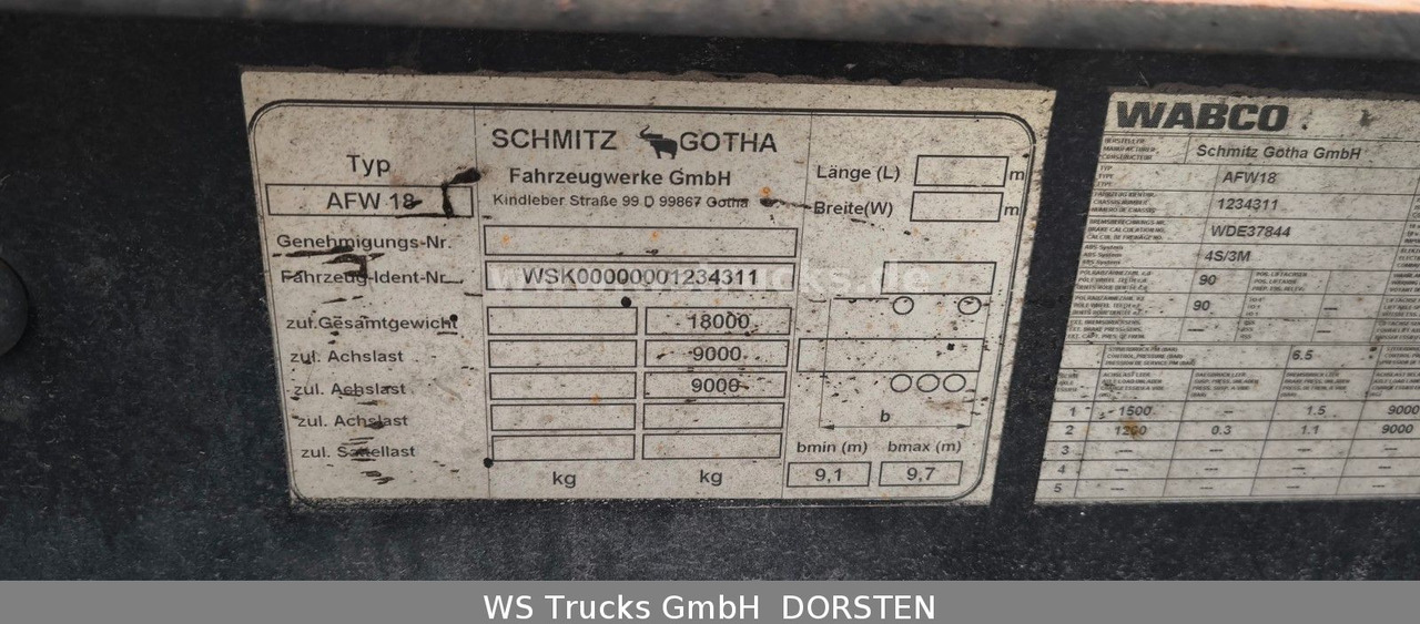 Schmitz Cargobull BDF Wechselbrücke AFW 18 - Remolque portacontenedore/ Intercambiable: foto 5 Schmitz Cargobull BDF Wechselbrücke AFW 18 - Remolque portacontenedore/ Intercambiable: foto 5