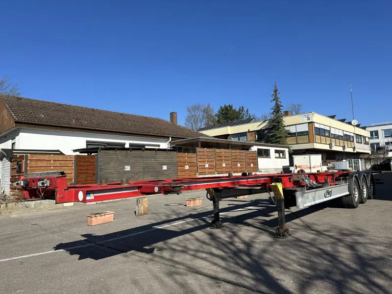 Fliegl 15 m extralang.Containerchassis f. 2 Wechselbrücke Containerchassis extralang f. 2 Wechselbr. - Semirremolque portacontenedore/ Intercambiable: foto 2 Fliegl 15 m extralang.Containerchassis f. 2 Wechselbrücke Containerchassis extralang f. 2 Wechselbr. - Semirremolque portacontenedore/ Intercambiable: foto 2