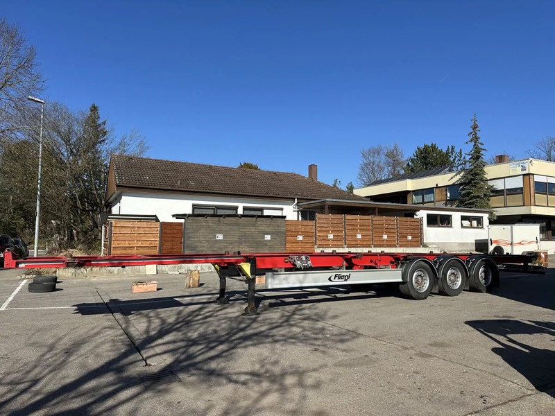 Fliegl 15 m extralang.Containerchassis f. 2 Wechselbrücke Containerchassis extralang f. 2 Wechselbr. - Semirremolque portacontenedore/ Intercambiable: foto 1 Fliegl 15 m extralang.Containerchassis f. 2 Wechselbrücke Containerchassis extralang f. 2 Wechselbr. - Semirremolque portacontenedore/ Intercambiable: foto 1