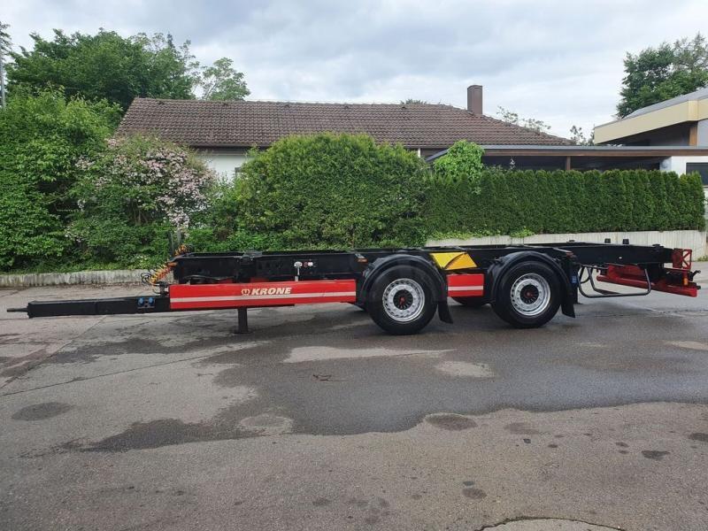 Krone Tandem Standard Lafette tiefgekuppelt - Remolque portacontenedore/ Intercambiable: foto 4 Krone Tandem Standard Lafette tiefgekuppelt - Remolque portacontenedore/ Intercambiable: foto 4