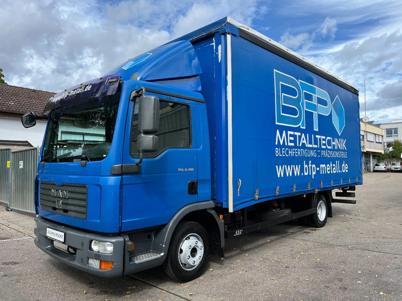 MAN TGL 8.180 BL *Pritsche/Plane*Tautliner*Klima* - Camión lona: foto 1 MAN TGL 8.180 BL *Pritsche/Plane*Tautliner*Klima* - Camión lona: foto 1