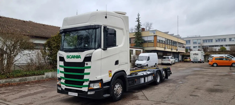 Scania 6X2 BDF Intarder Lenkachse VANTEC hyd. Hubrahmen - Camión portacontenedore/ Intercambiable: foto 1 Scania 6X2 BDF Intarder Lenkachse VANTEC hyd. Hubrahmen - Camión portacontenedore/ Intercambiable: foto 1