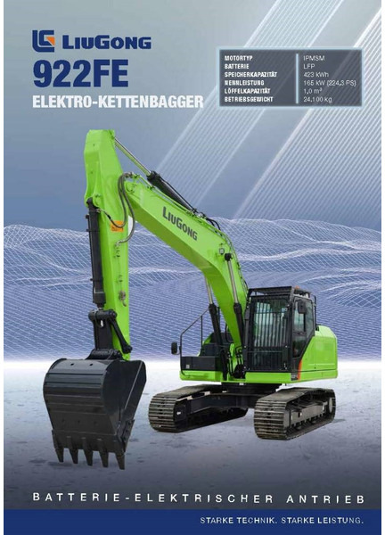 LIUGONG 922 FE vollelektrisch, 24.100 kg - Excavadora de cadenas: foto 1 LIUGONG 922 FE vollelektrisch, 24.100 kg - Excavadora de cadenas: foto 1