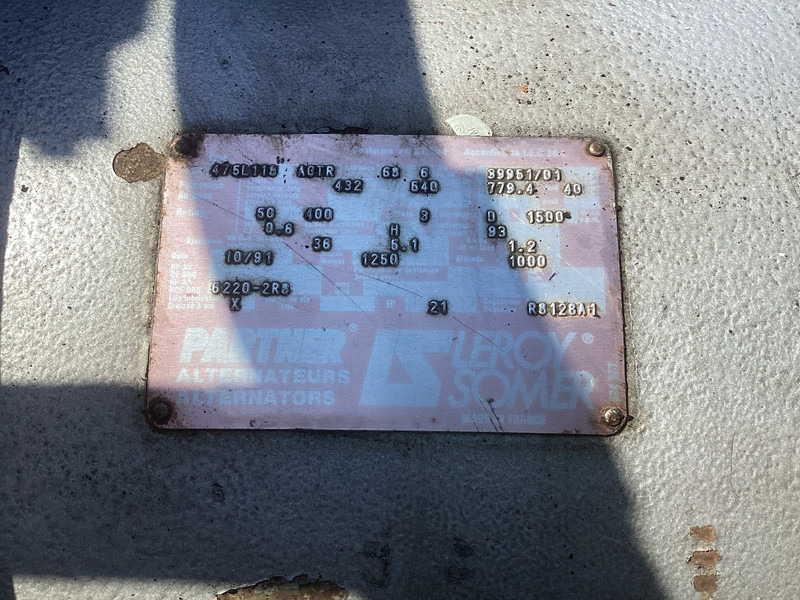 Detroit Diesel 12V92TA GENERTOR 540KVA USED - Generador industriale: foto 2 Detroit Diesel 12V92TA GENERTOR 540KVA USED - Generador industriale: foto 2