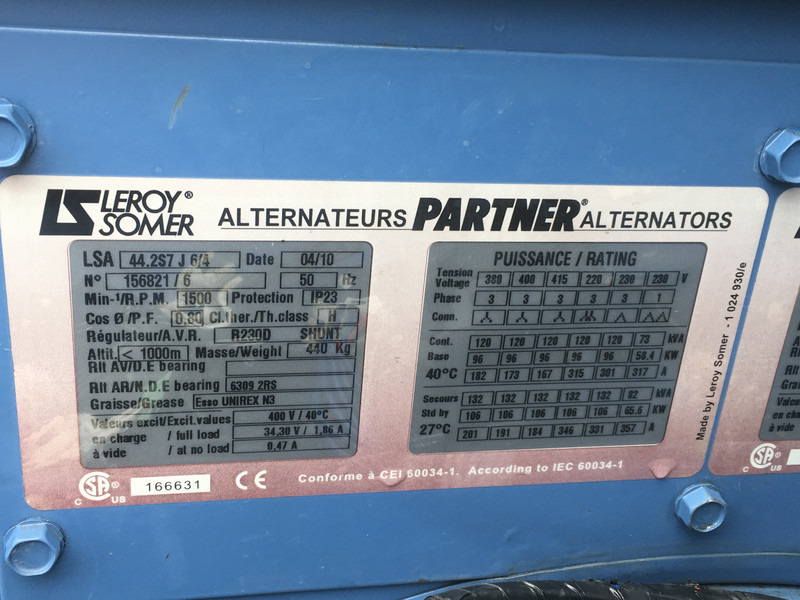 Generador industriale John Deere 6068TF220 GENERATOR 120 KVA USED: foto 6 Generador industriale John Deere 6068TF220 GENERATOR 120 KVA USED: foto 6