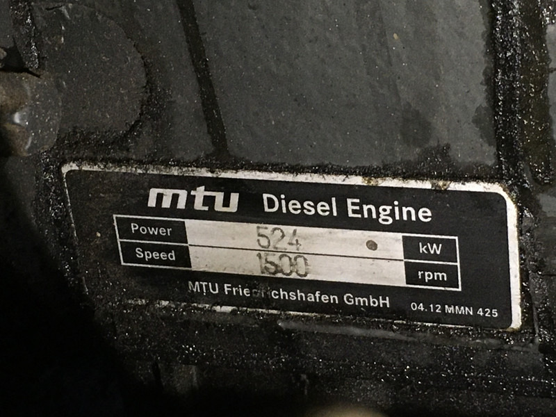 Generador industriale MTU 12V1600G10F GENERATOR 700KVA USED: foto 7