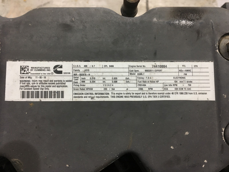Maquinaria de construcción Cummins QSB6.7 CPL8466 COMMONRAIL FOR PARTS: foto 6