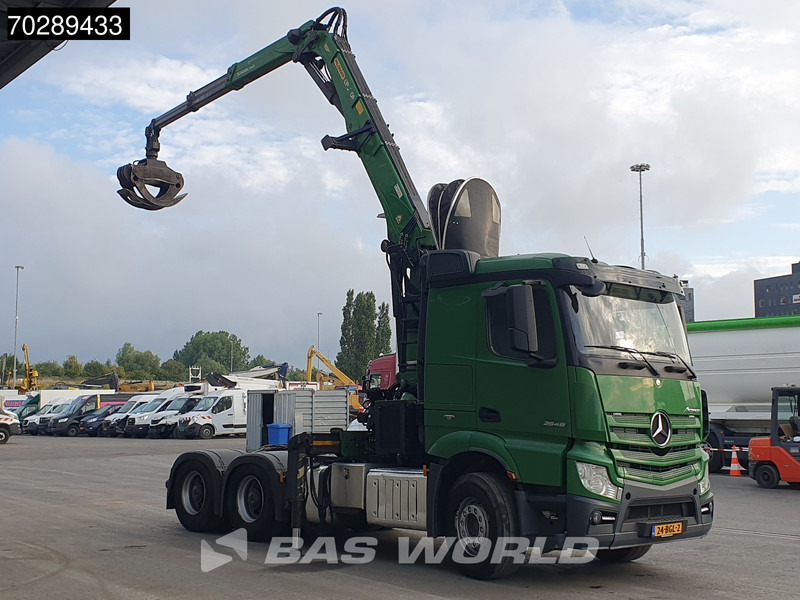 Mercedes-Benz Actros 2848 6X4 NL-Truck Palfinger Epsilon SRX47 Holzkran 2xTanks Big-Axle - Cabeza tractora: foto 3 Mercedes-Benz Actros 2848 6X4 NL-Truck Palfinger Epsilon SRX47 Holzkran 2xTanks Big-Axle - Cabeza tractora: foto 3