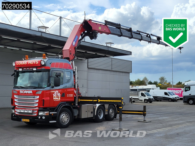 Scania G440 6X2 NL Crane Truck HMF 6020 K8 Kran Winch Retarder Lift-Steering Axle - Cabeza tractora: foto 1 Scania G440 6X2 NL Crane Truck HMF 6020 K8 Kran Winch Retarder Lift-Steering Axle - Cabeza tractora: foto 1