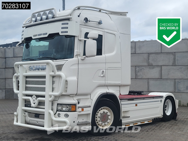 Scania R730 4X2 Full- Air Open-Exhaust Euro 5 Standklima - Cabeza tractora: foto 1 Scania R730 4X2 Full- Air Open-Exhaust Euro 5 Standklima - Cabeza tractora: foto 1