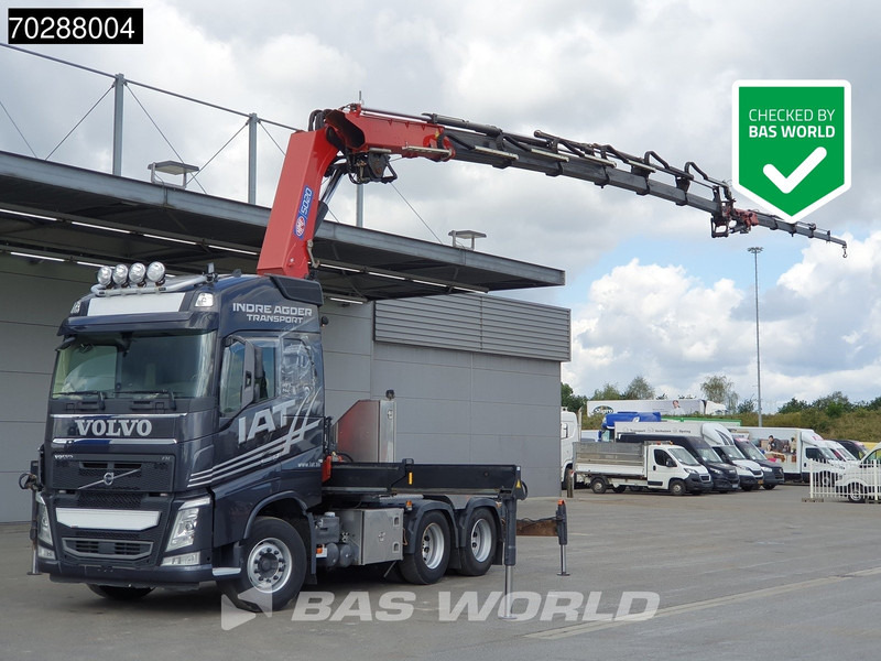 Volvo FH 540 FH 6X4 HMF 5020-K6 Crane FJ1000-K5 Jib Retarder Lift-Axle Xenon Dynamic Steering Euro 6 - Cabeza tractora: foto 1 Volvo FH 540 FH 6X4 HMF 5020-K6 Crane FJ1000-K5 Jib Retarder Lift-Axle Xenon Dynamic Steering Euro 6 - Cabeza tractora: foto 1